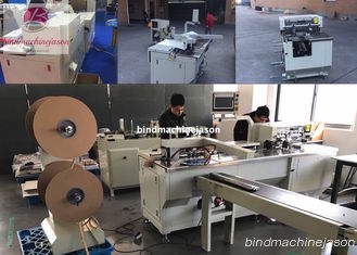 China Double loop wire closing machine and punching function PBW580 for notebook supplier