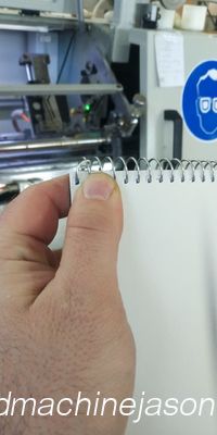Automatic spiral binding machine PBS420 with hole punching and coil lock function サプライヤー